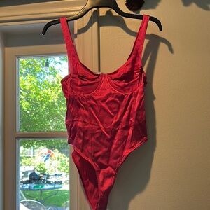 Zara Hot Pink Bodysuit